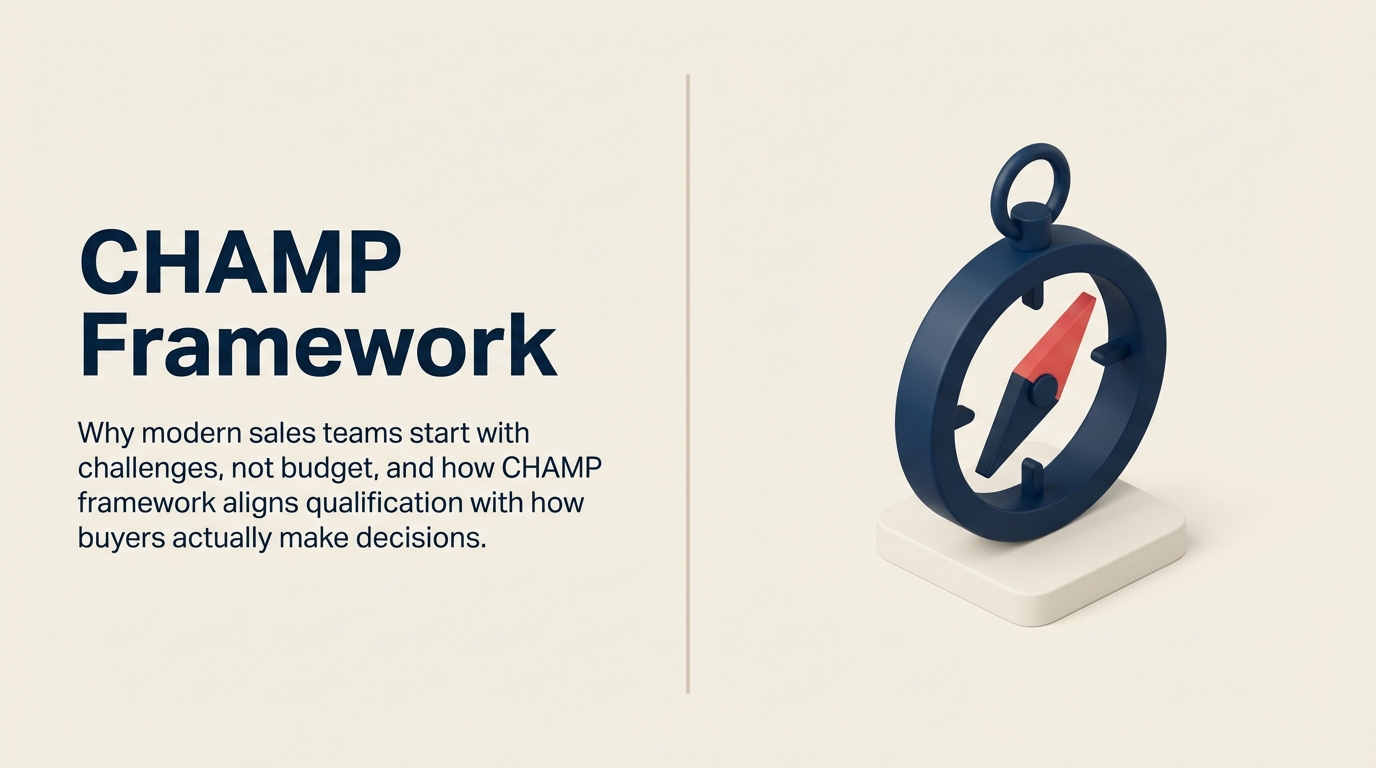 CHAMP Framework: Kualifikasi Peluang Berpusat Pembeli Modern - Panduan 2026