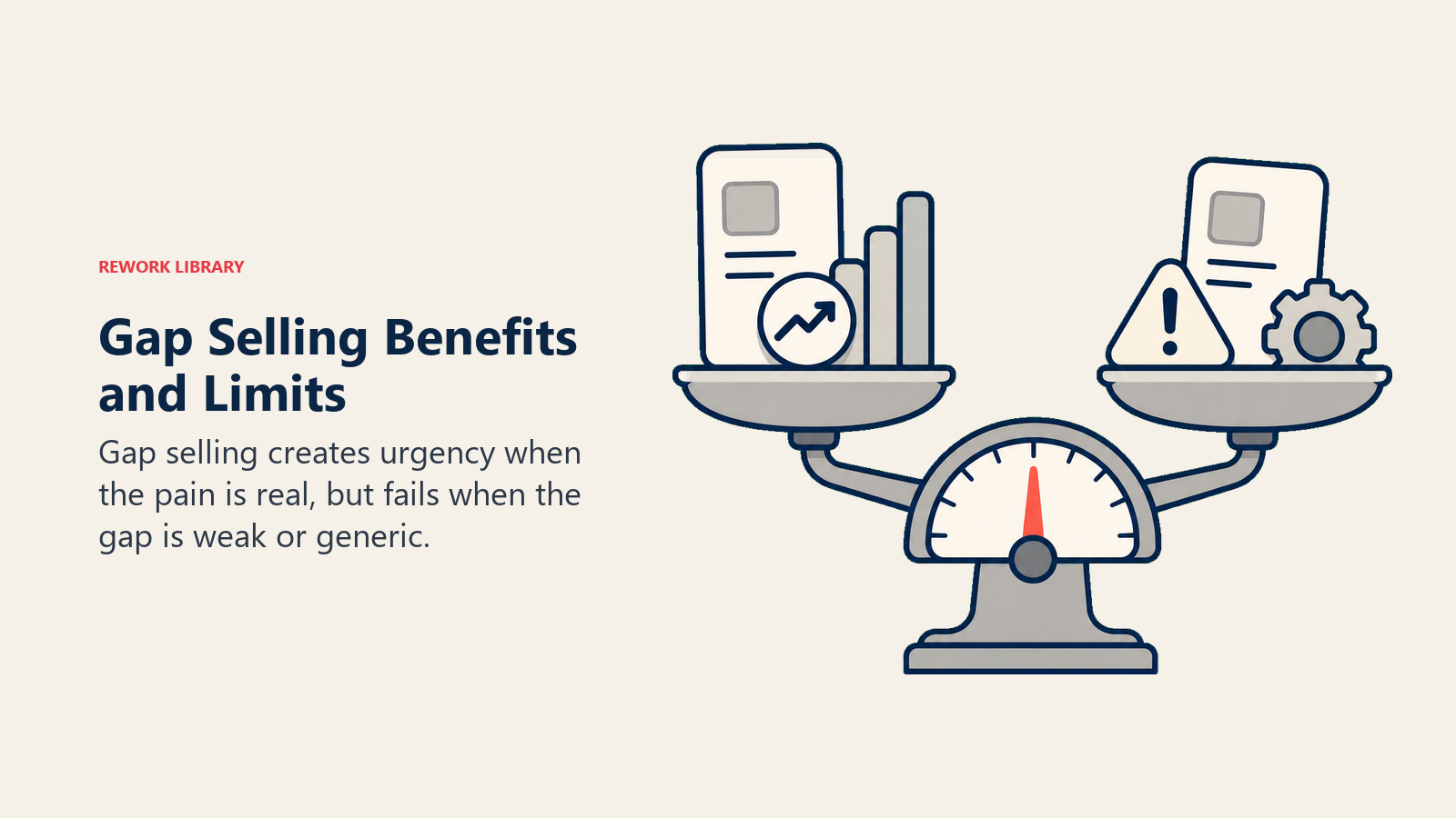 Gap selling benefits and limits gauge