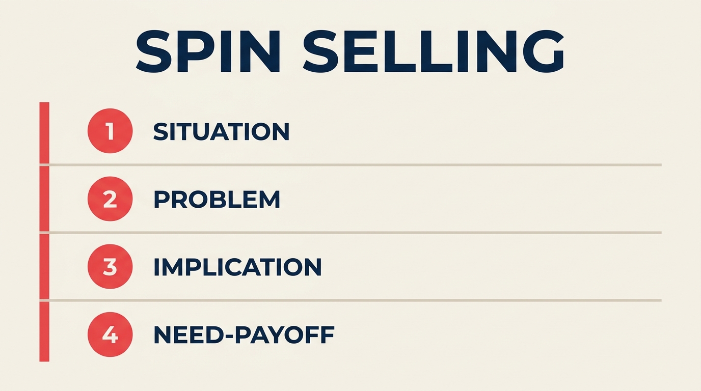 SPIN selling four question types overview