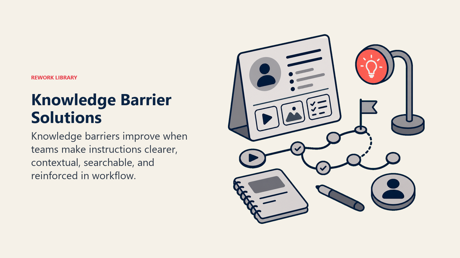 Knowledge Barriers: Solutions