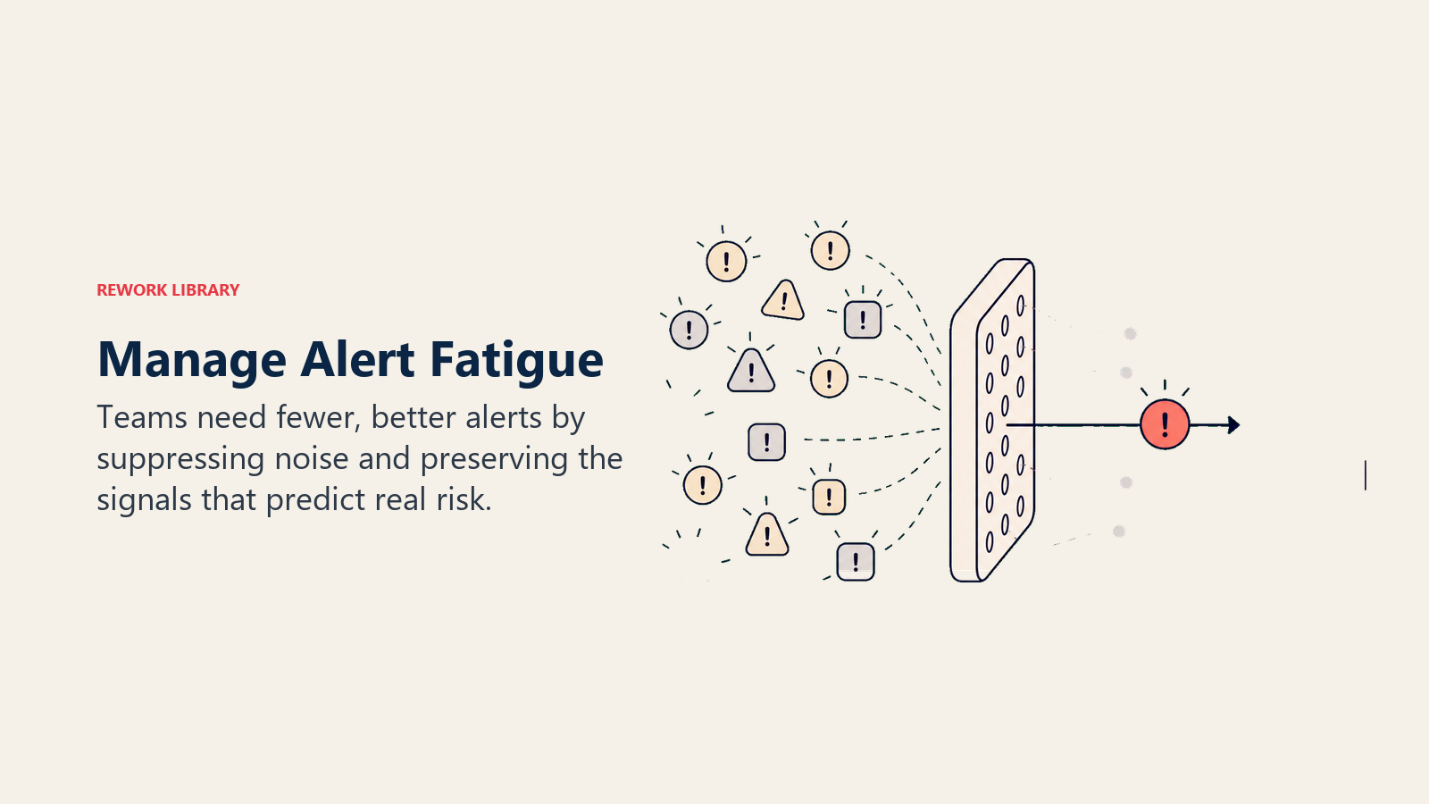 Manage Alert Fatigue showing alert fatigue for customer success teams