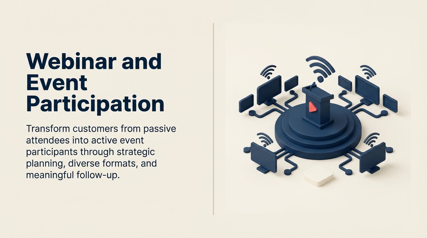 Webinar dan Event Participation: Engaging Customers dalam Virtual dan Live Events - 2026