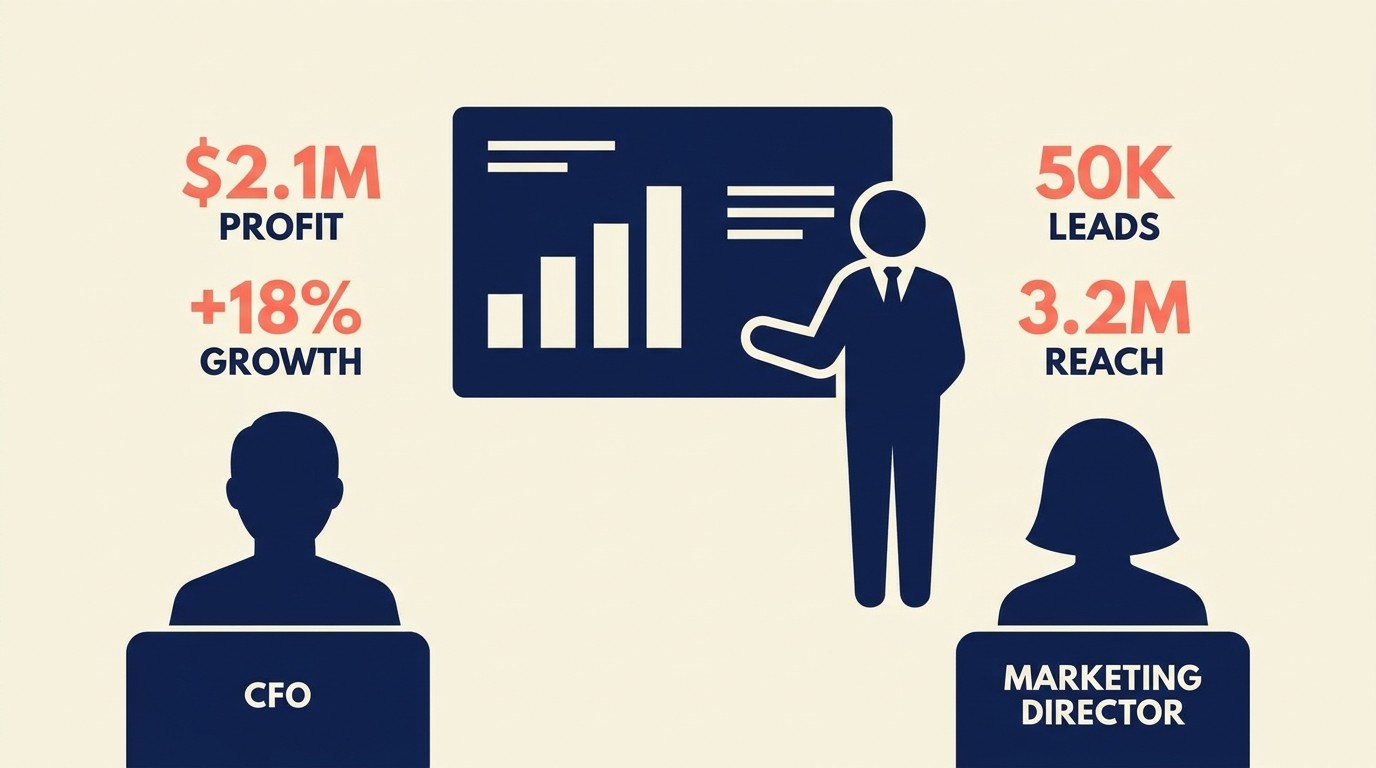 Client report presentation delivery formats compared: live walkthrough, dashboard access, PDF summary, and follow-up email recap with action items