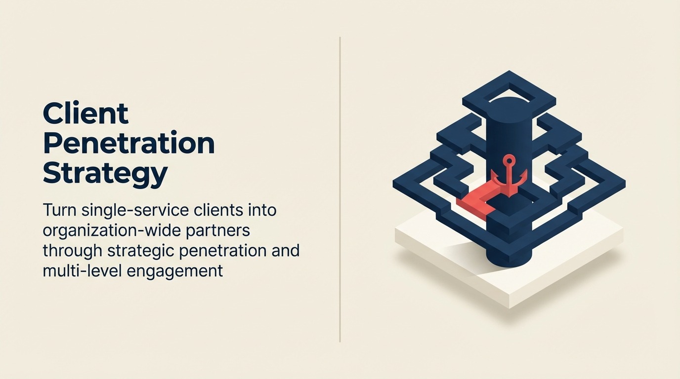 Client Penetration Strategy: Ihren Fußabdruck in bestehenden Client-Organisationen erweitern