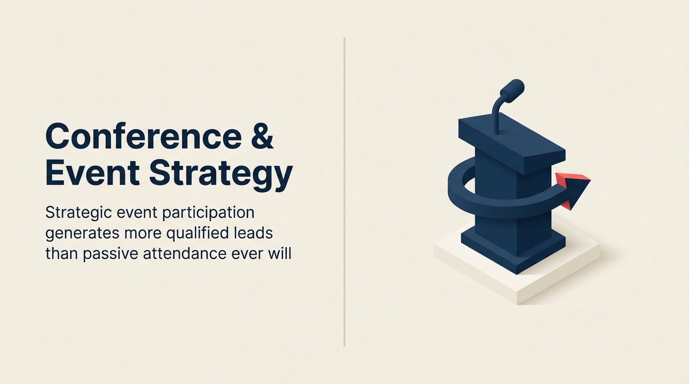 Conference & Event Strategy: Branchen-Events in hochqualitative Lead-Generierung verwandeln