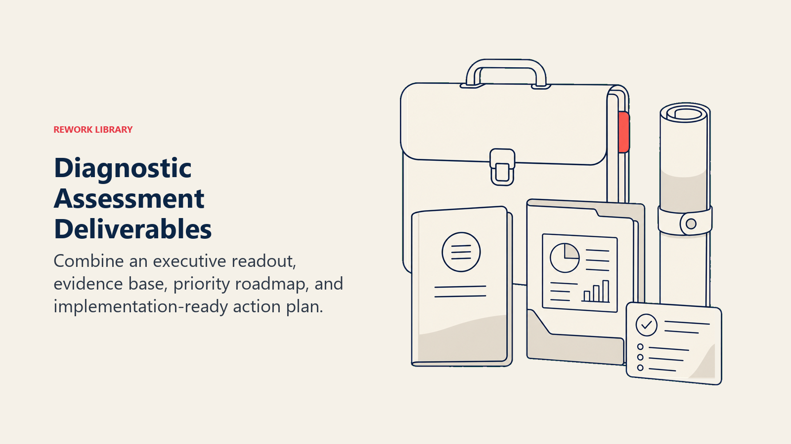 Visual guide to diagnostic assessment deliverables
