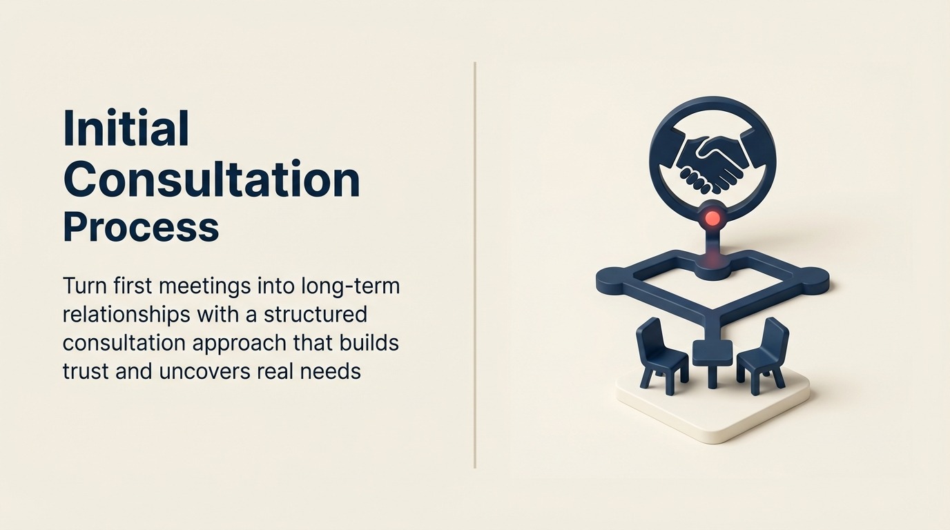 初回コンサルテーションプロセス：見込み客との最初の打ち合わせをマスターする