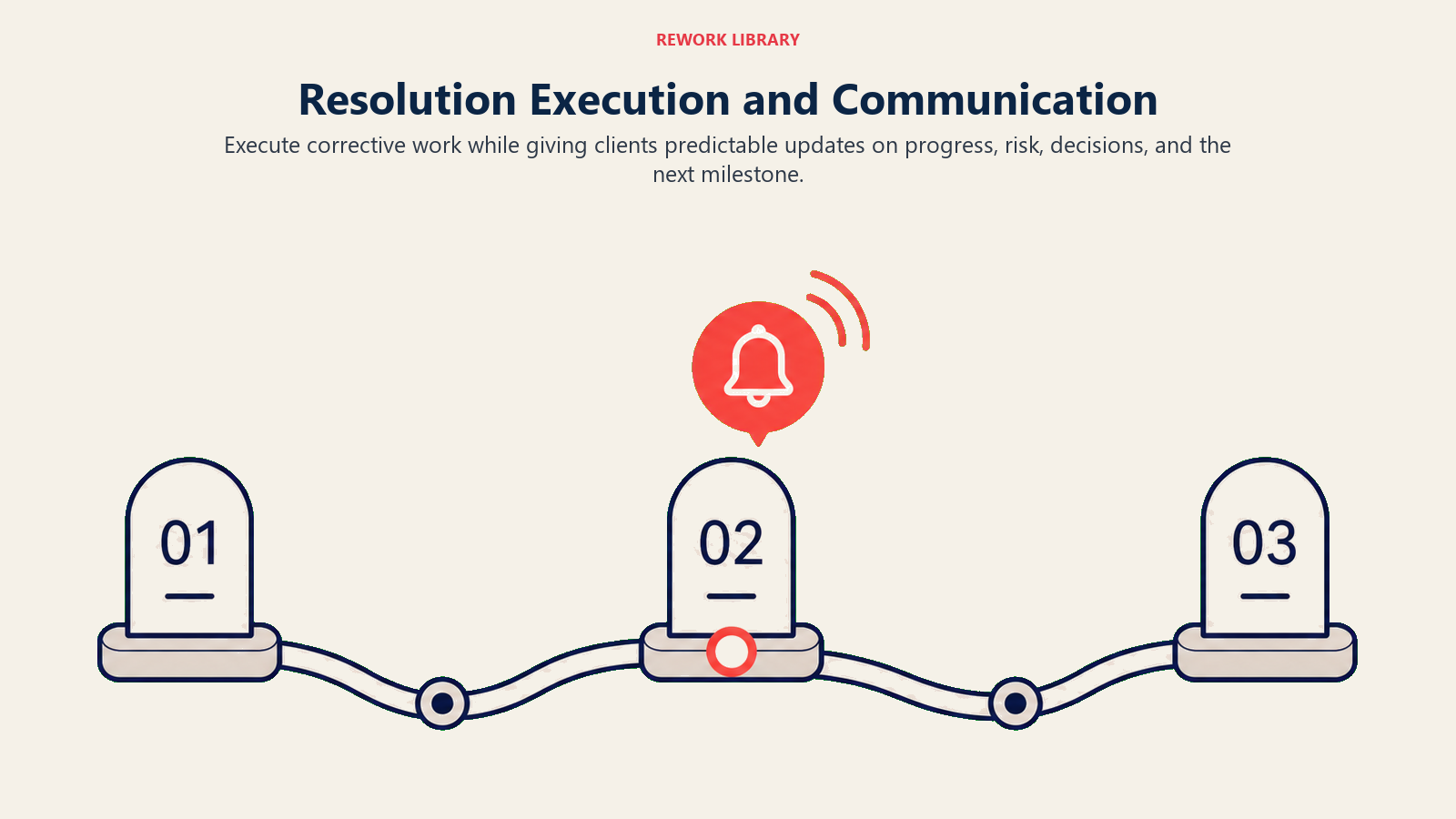 Resolution Execution and Communication illustrated as journey_path