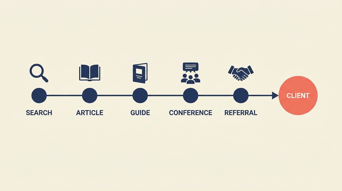 Legal marketing measurement dashboard tracking traffic, lead generation, conversion rates, and practice area profitability metrics