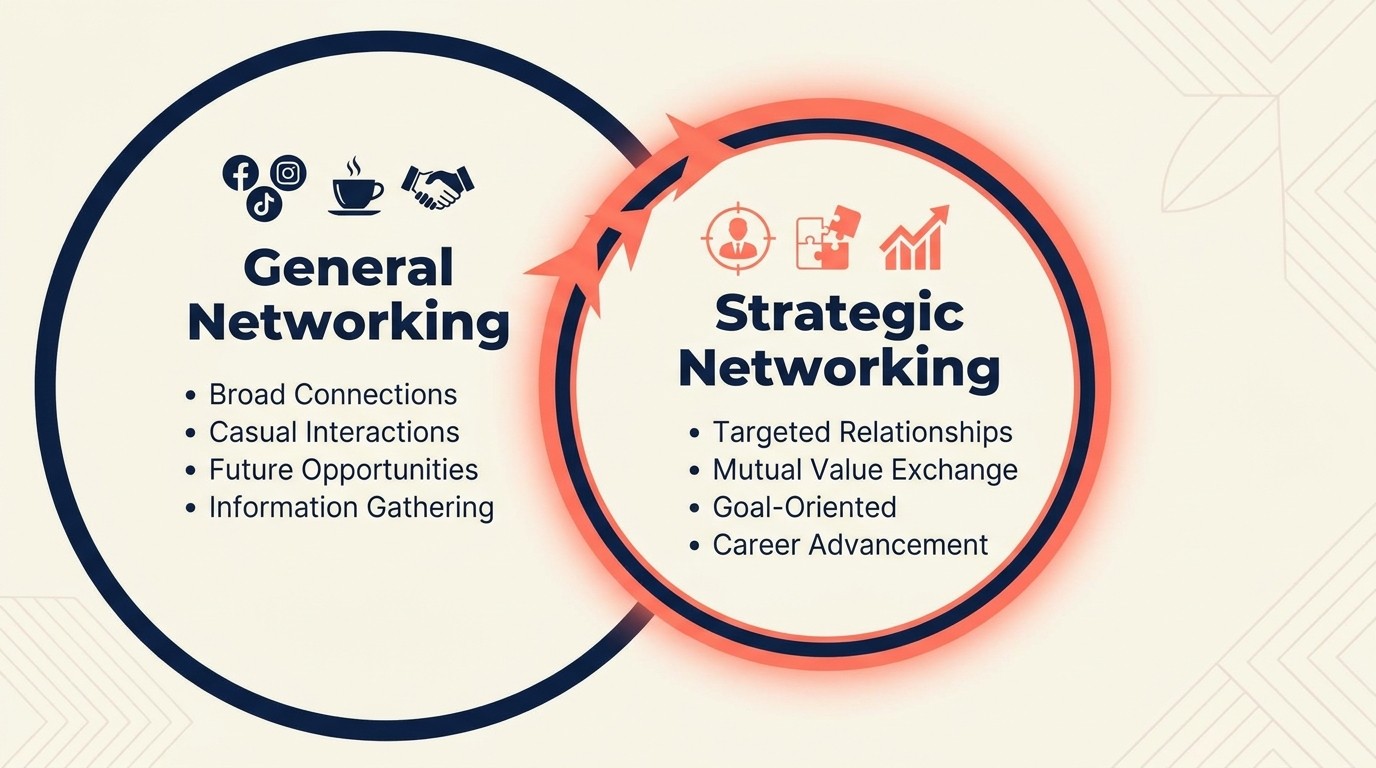 Definition of strategic professional networking for business development