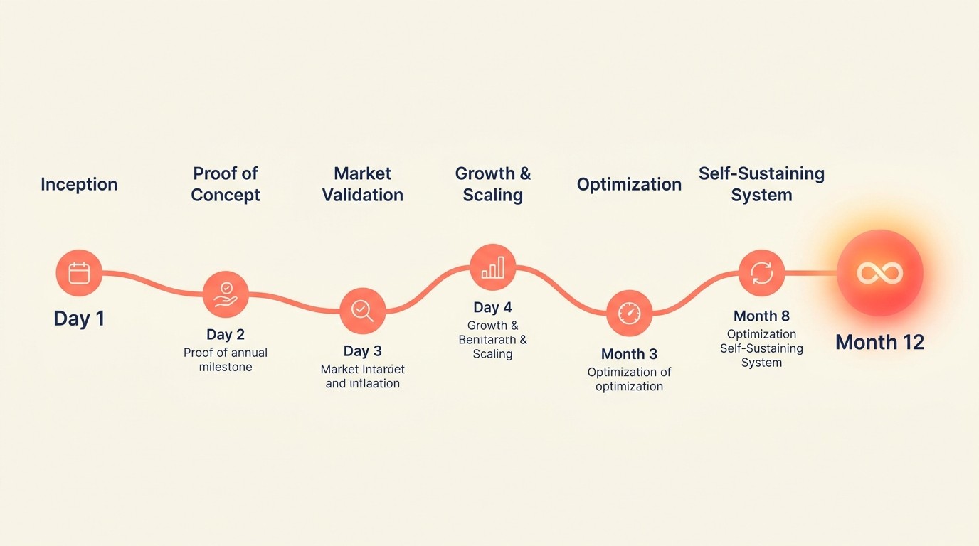 12-month roadmap from network audit through sustainable relationship system
