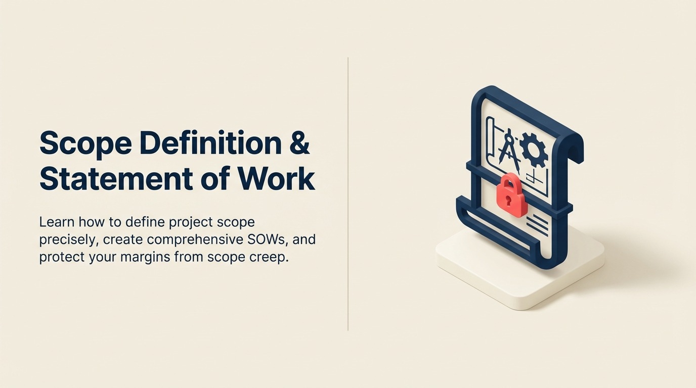 Scope Definition & Statement of Work: Creating Clear Boundaries and Protecting Profitability