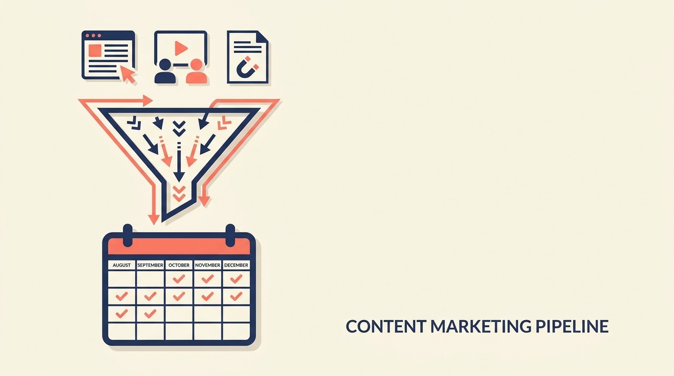 Pre-season tax marketing plan with content, webinars, lead capture, and early-bird ad targeting