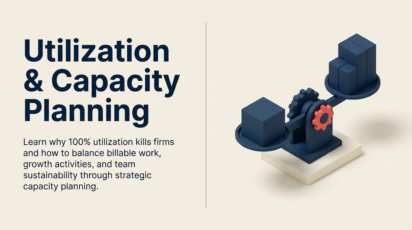 Utilization & Capacity Planning: Balancing Revenue, Profitability, and Team Sustainability - 2026 Guide