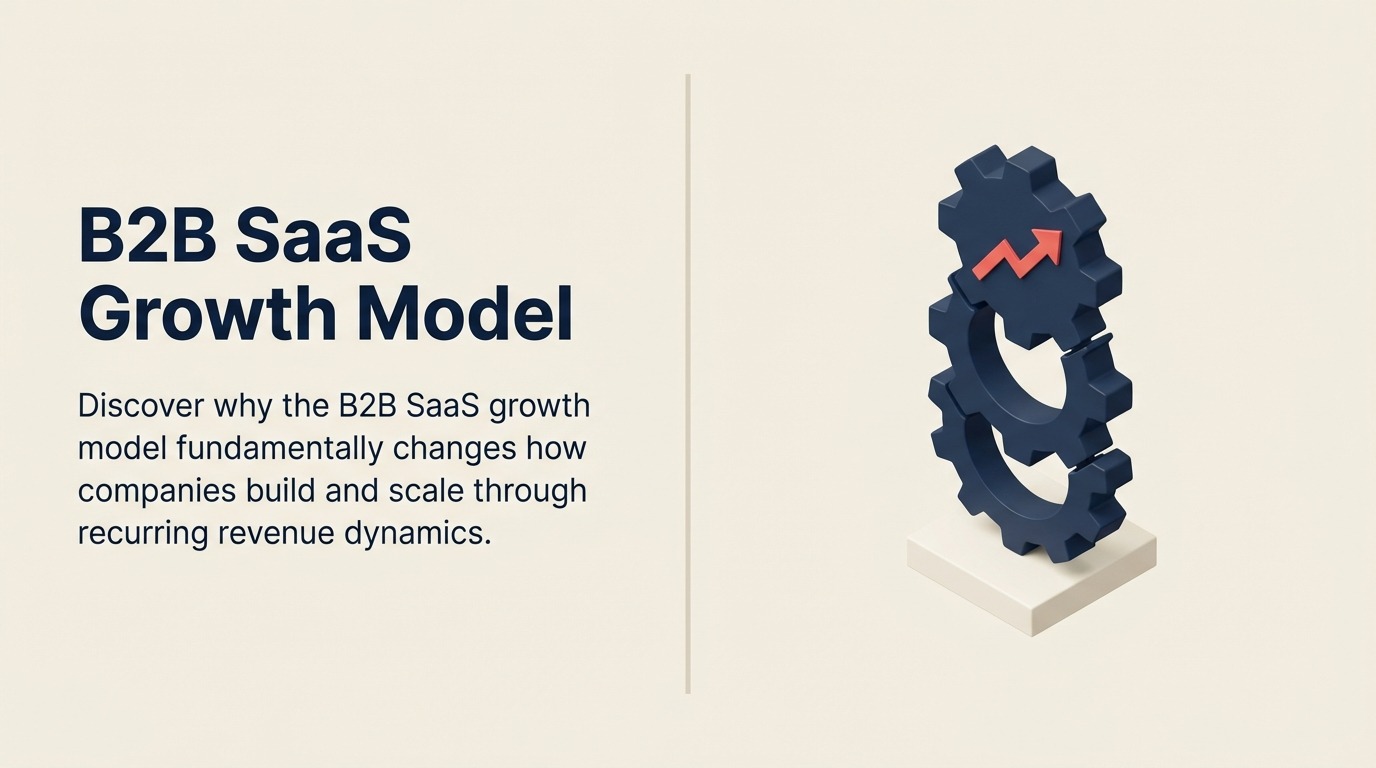 B2B SaaS成長モデル：予測可能な経常収益のための完全フレームワーク - 2026年ガイド