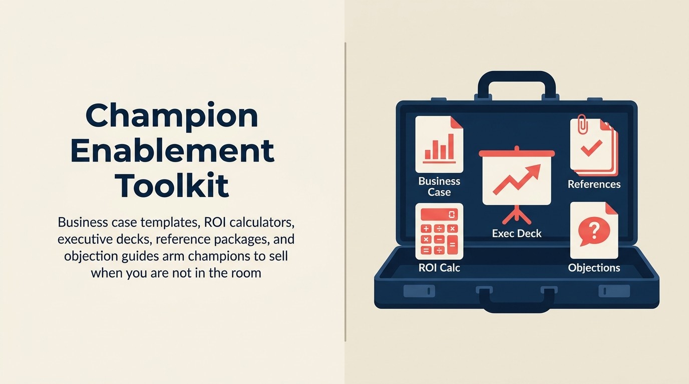 Champion enablement: arming your advocate