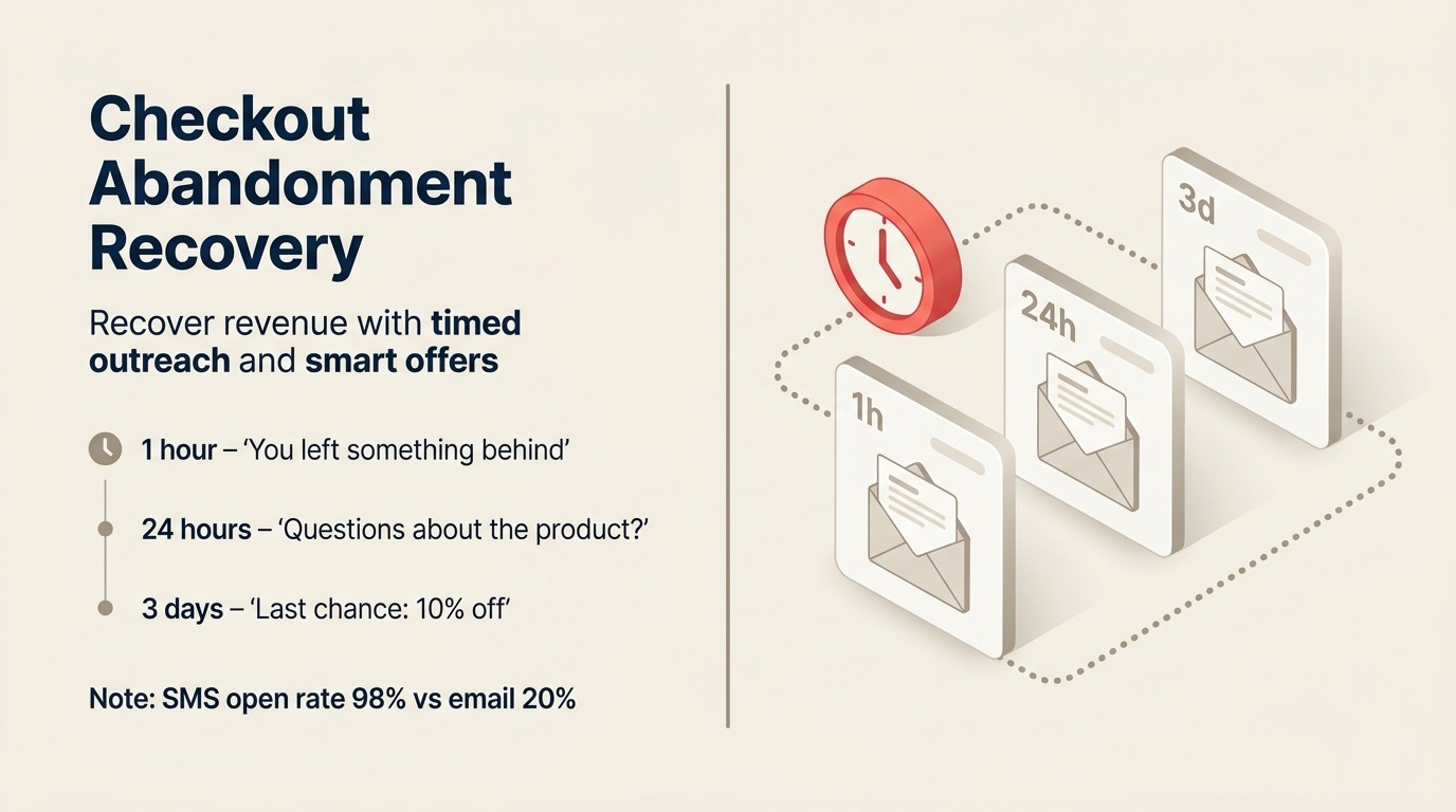 Checkout abandonment recovery