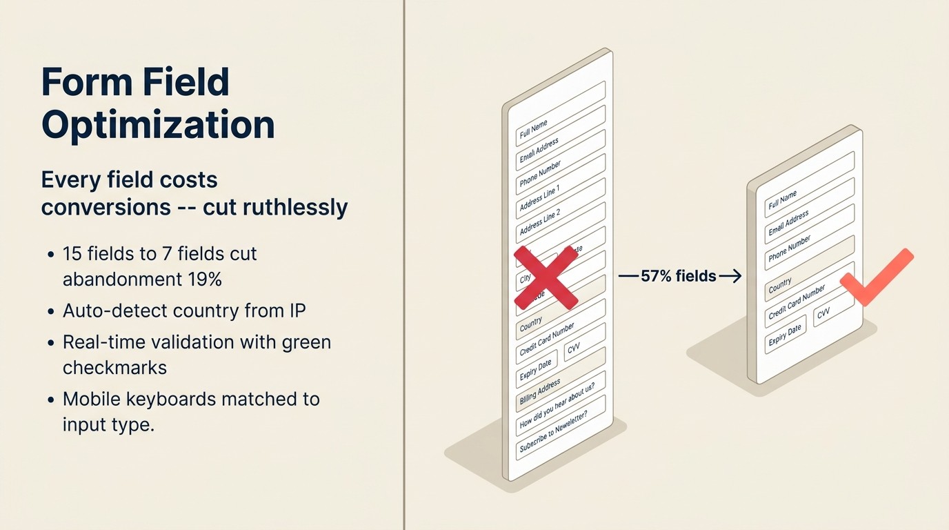 Form field optimization