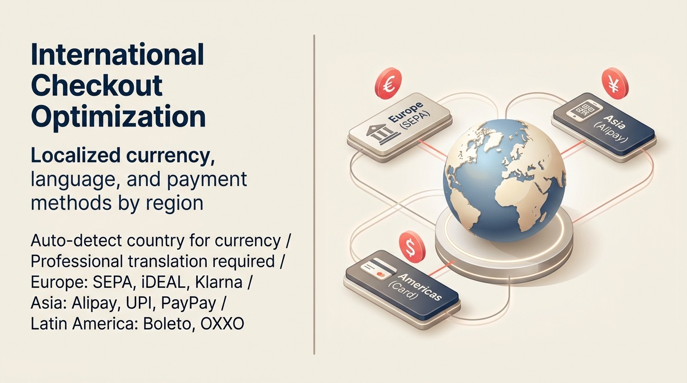 International checkout optimization