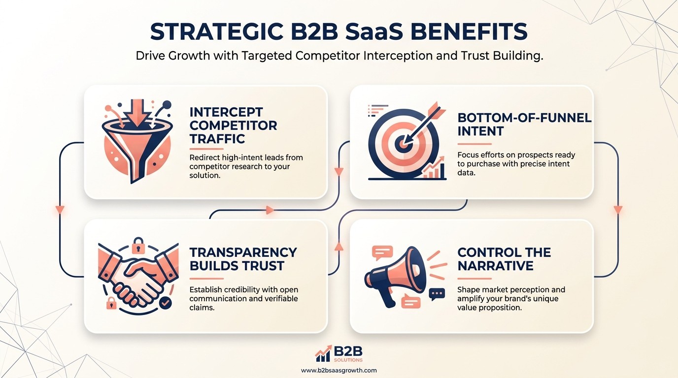 Why comparison and alternative pages work for capturing high-intent buyers