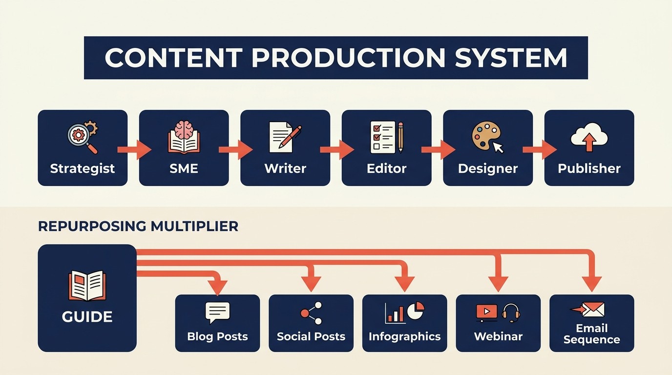 Content production systems that scale