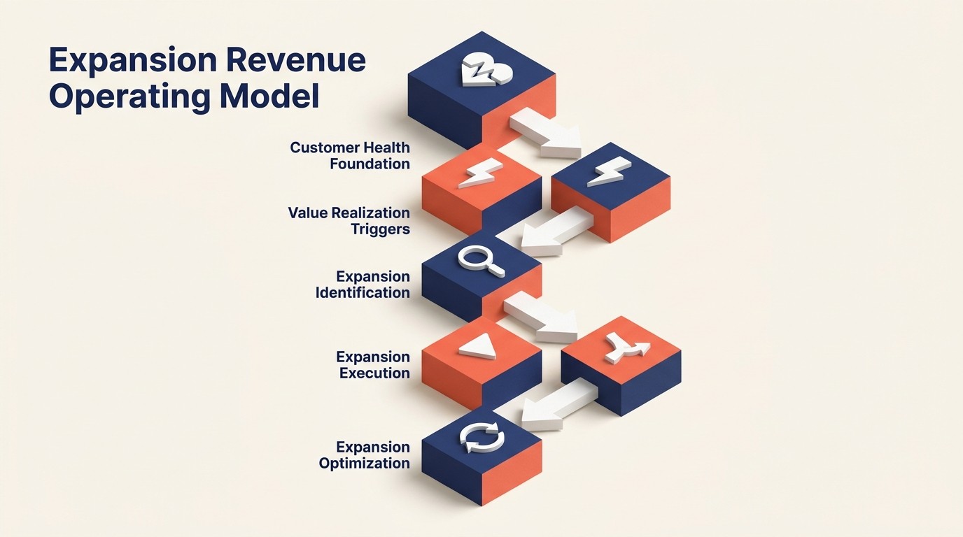 Expansion revenue operating framework from customer health foundation through execution and optimization