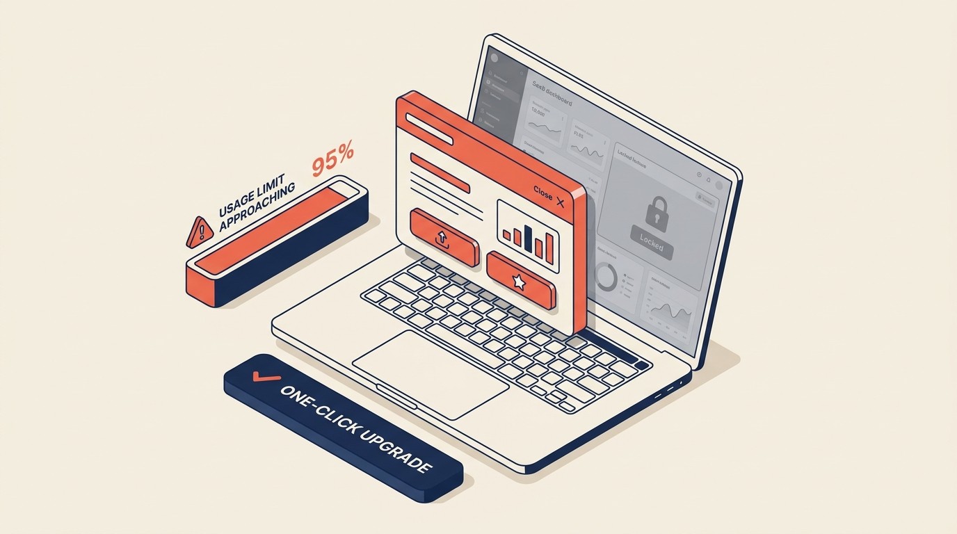 Product-led upgrade tactics embedded in app experience