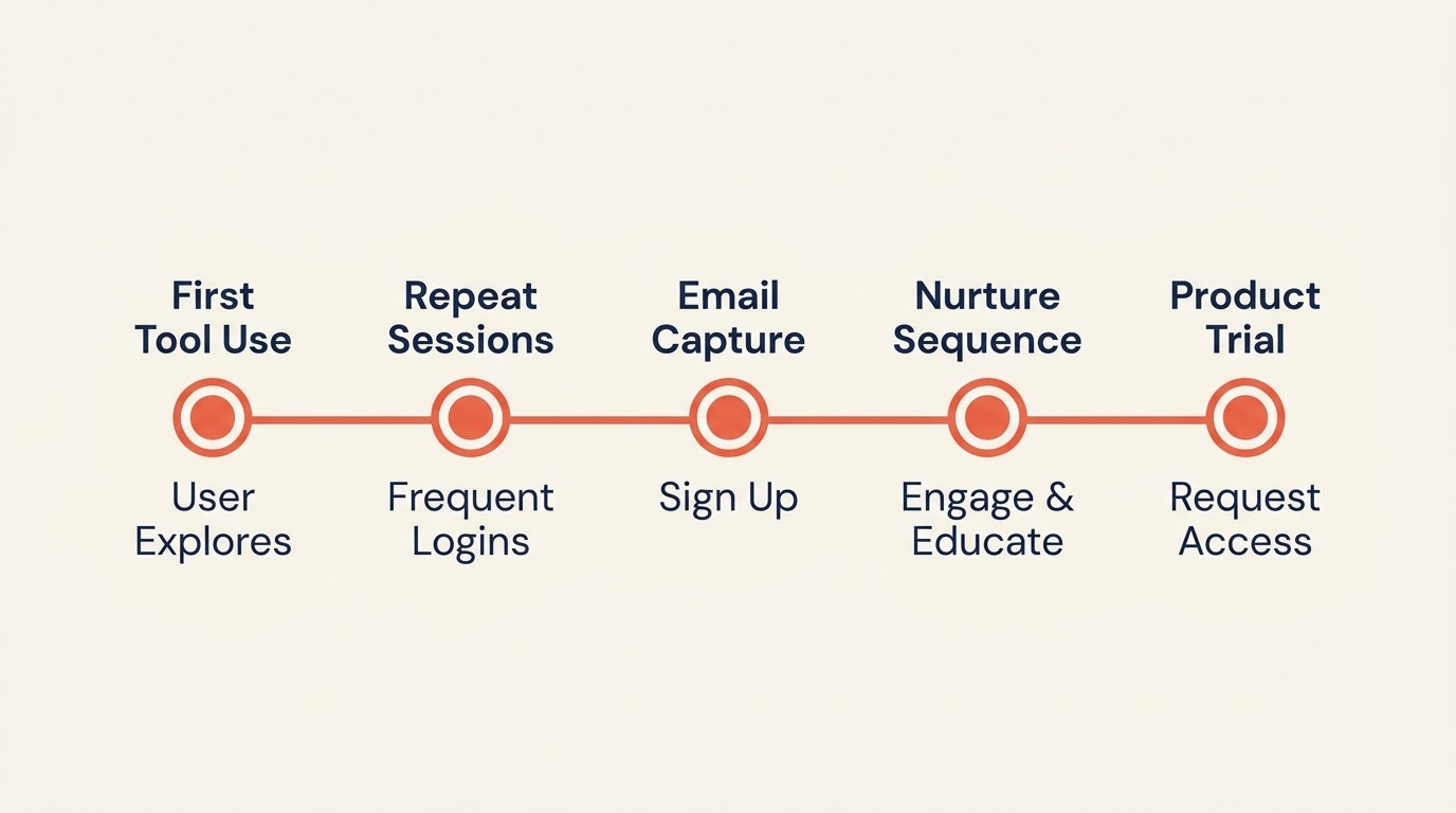 From tool user to paying customer conversion