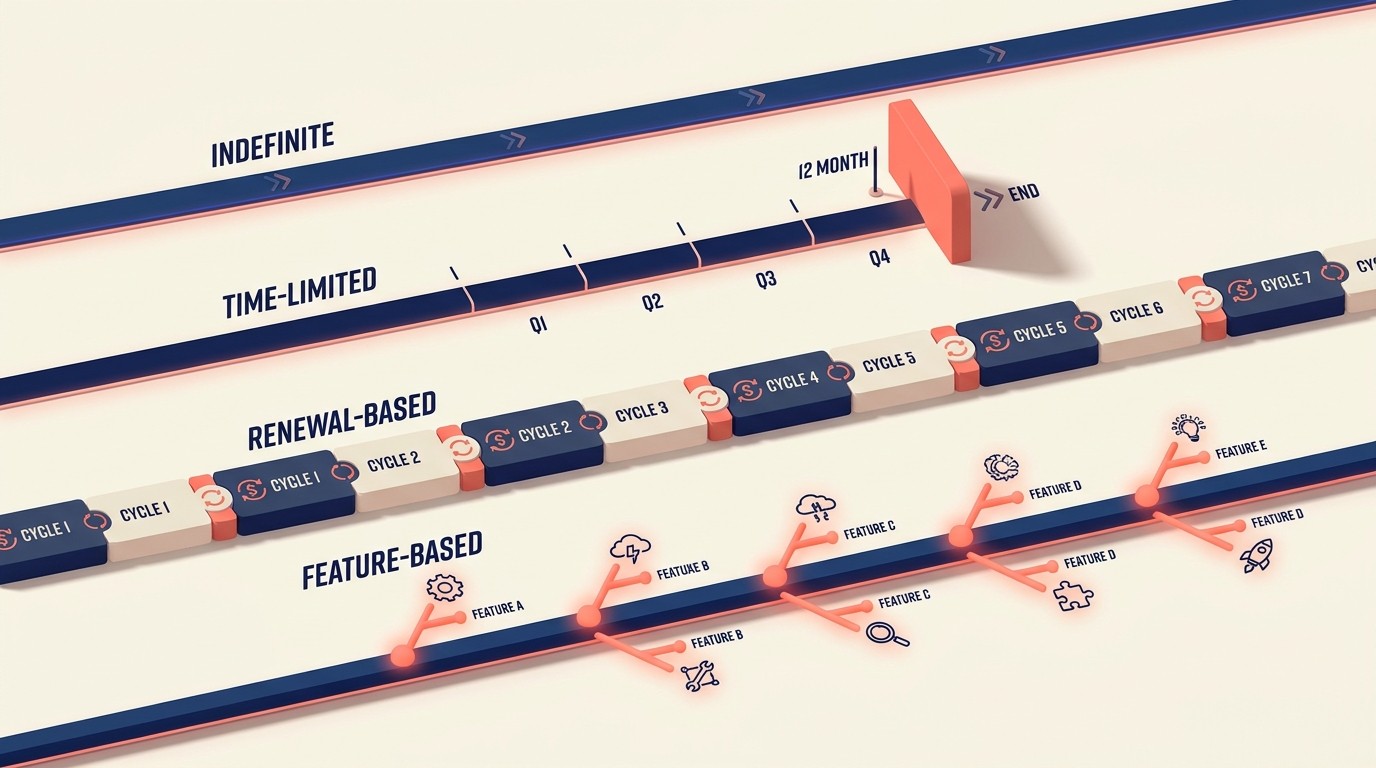 Types of grandfather periods from indefinite to time-limited to renewal-based