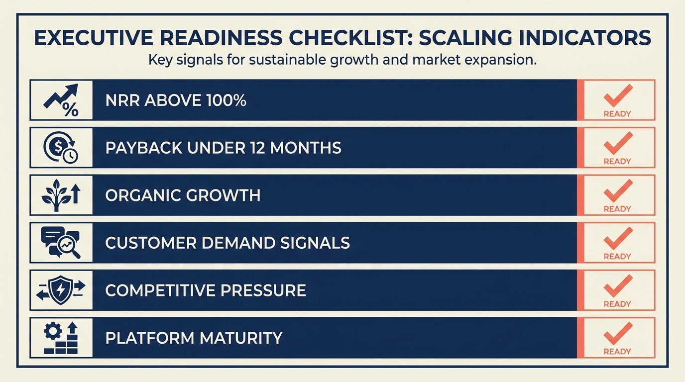 Timing signals for multi-product expansion