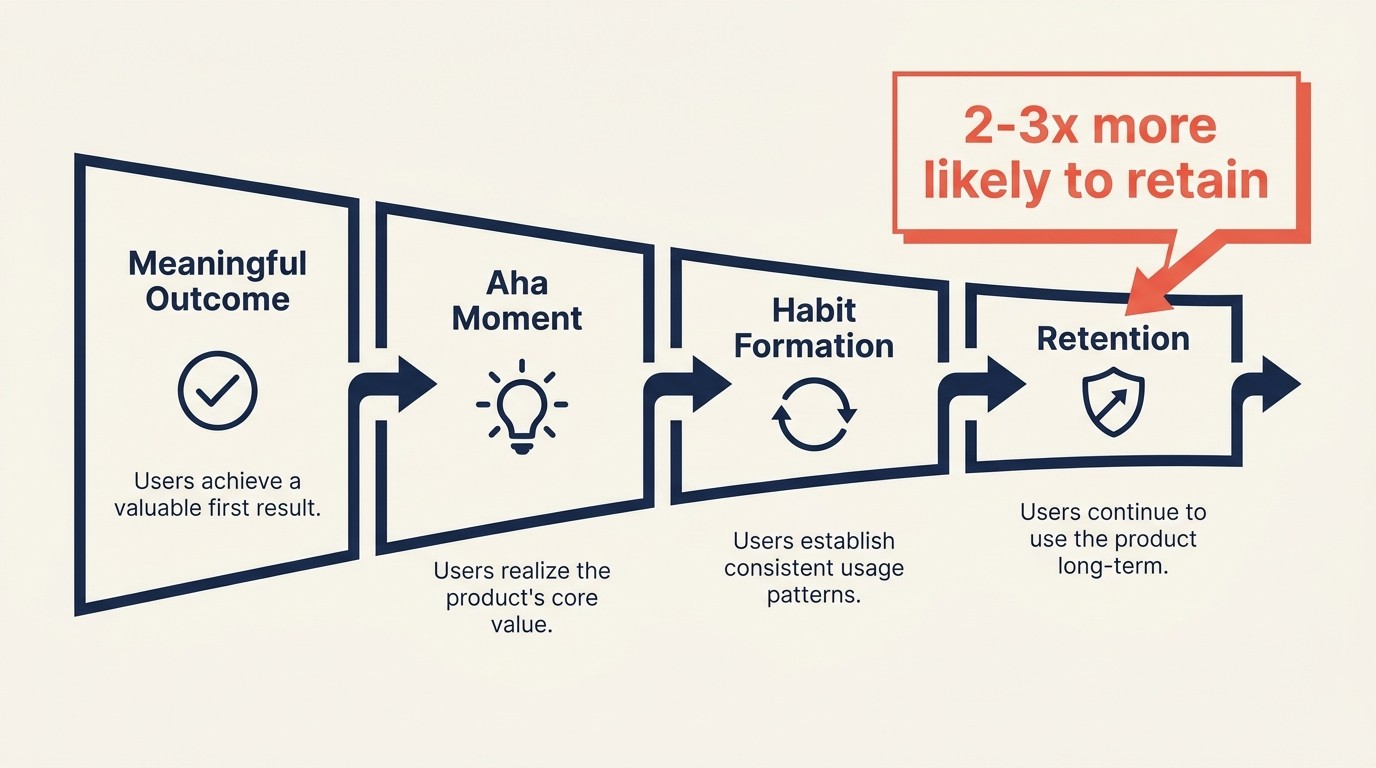 Onboarding as activation catalyst driving users to first meaningful outcome