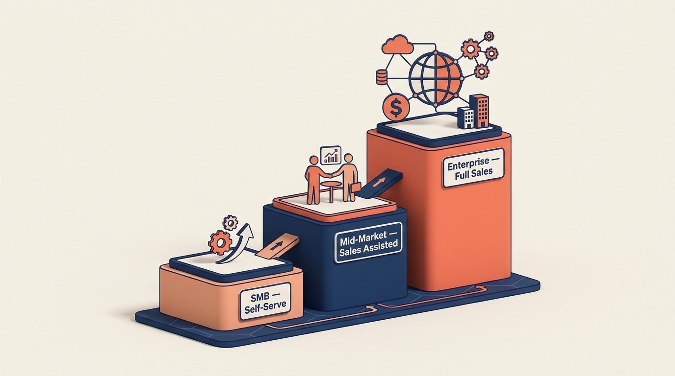 Designing a hybrid model combining self-service and sales