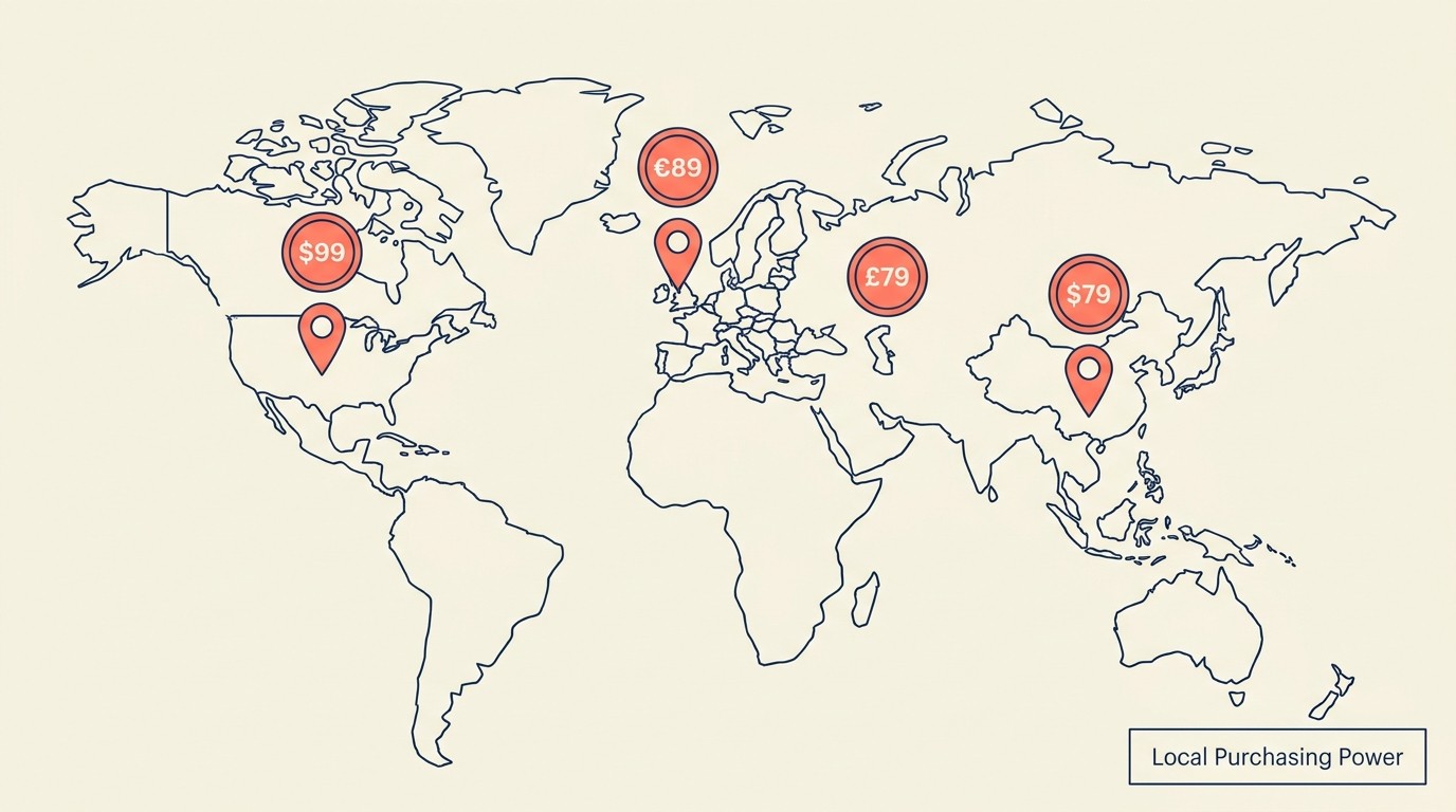 Geographic pricing tests across regional markets