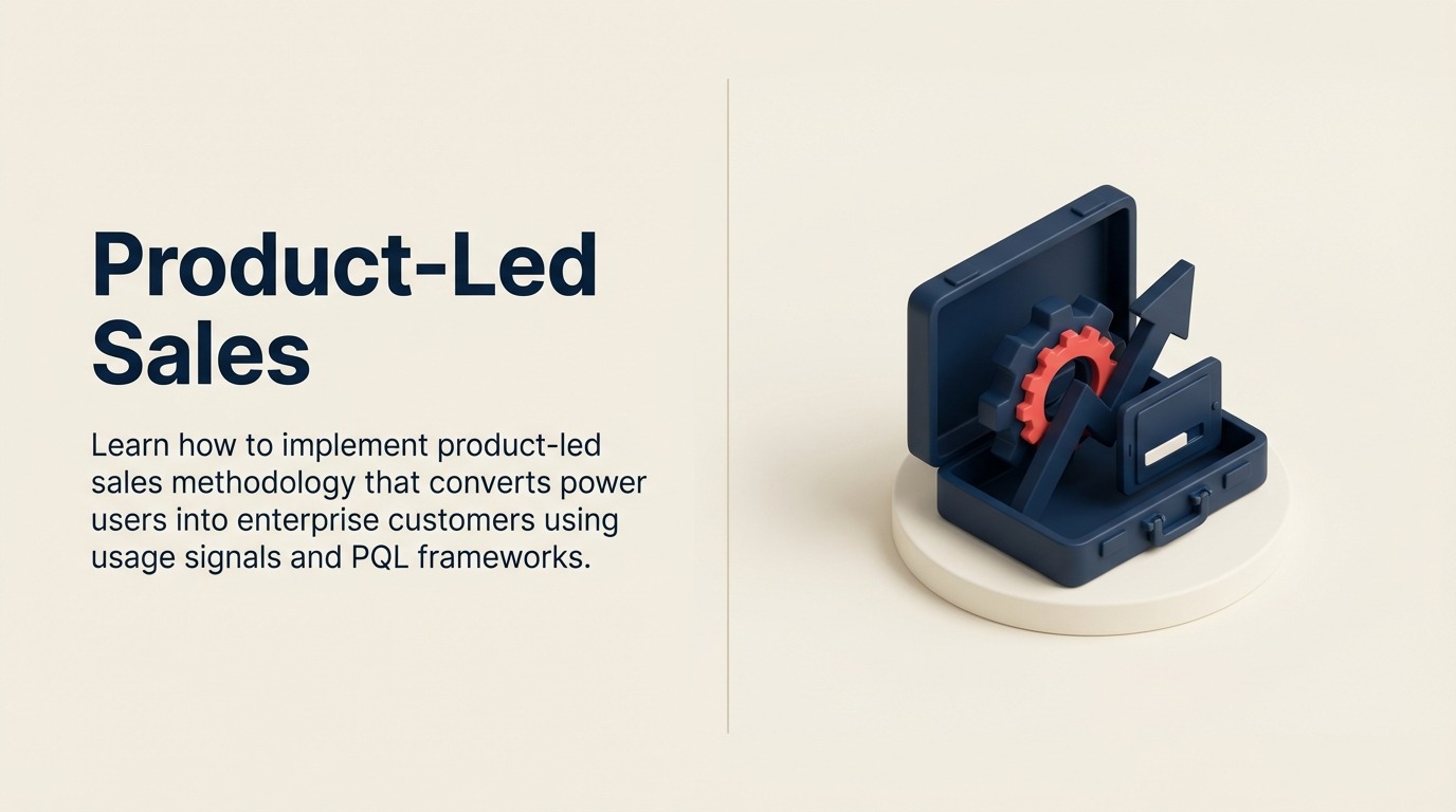 Product-Led Sales: Convertendo Power Users em Clientes Enterprise - Guia 2026