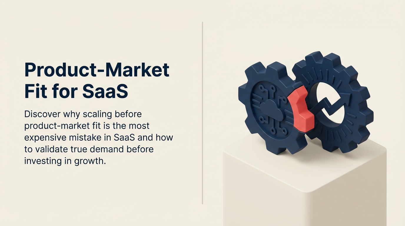 Product-Market Fit para SaaS: Encontrando e Validando Demanda Real de Mercado - Guia 2026