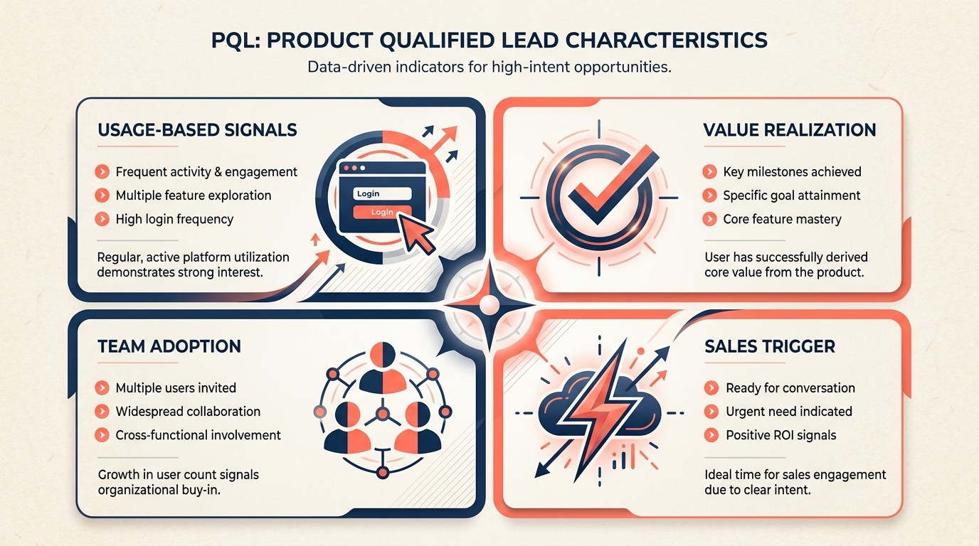Product qualified leads definition and core concept