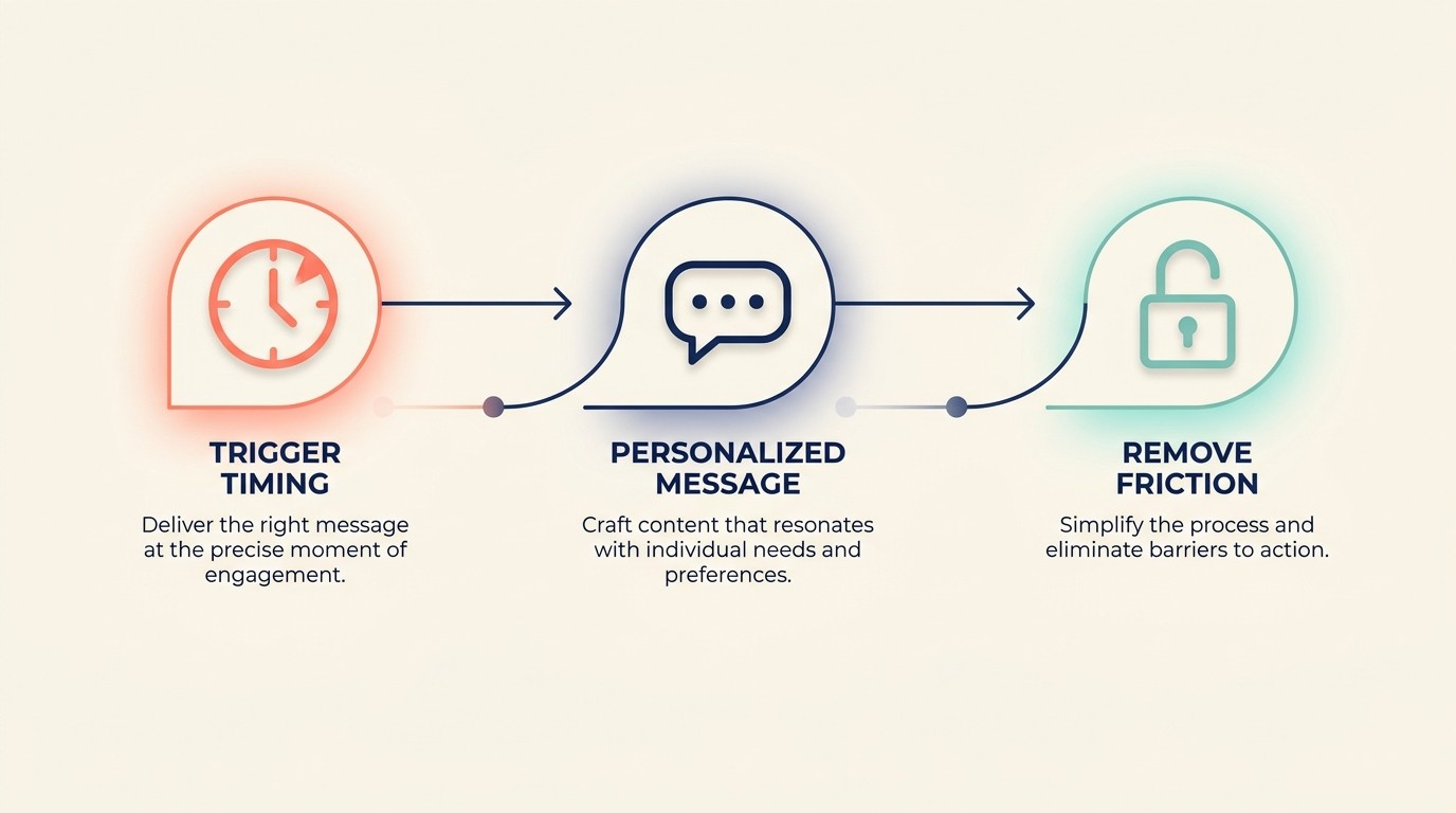 Sales process flow for converting PQLs into customers