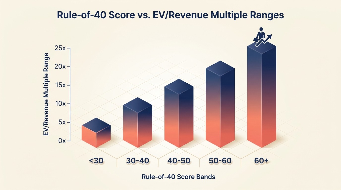 Rule of 40 optimization valuation