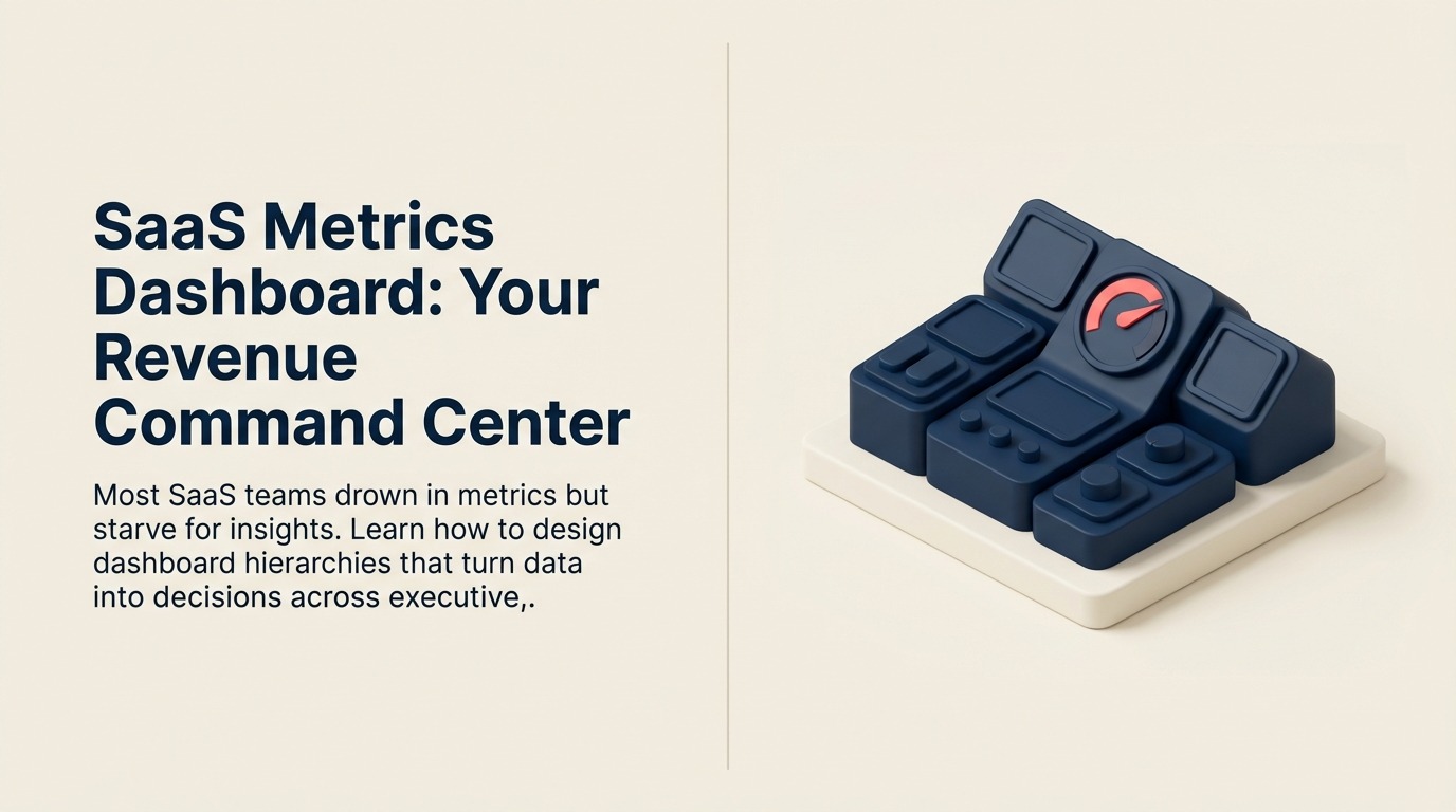 Dashboard de Metricas SaaS: Seu Centro de Comando de Receita