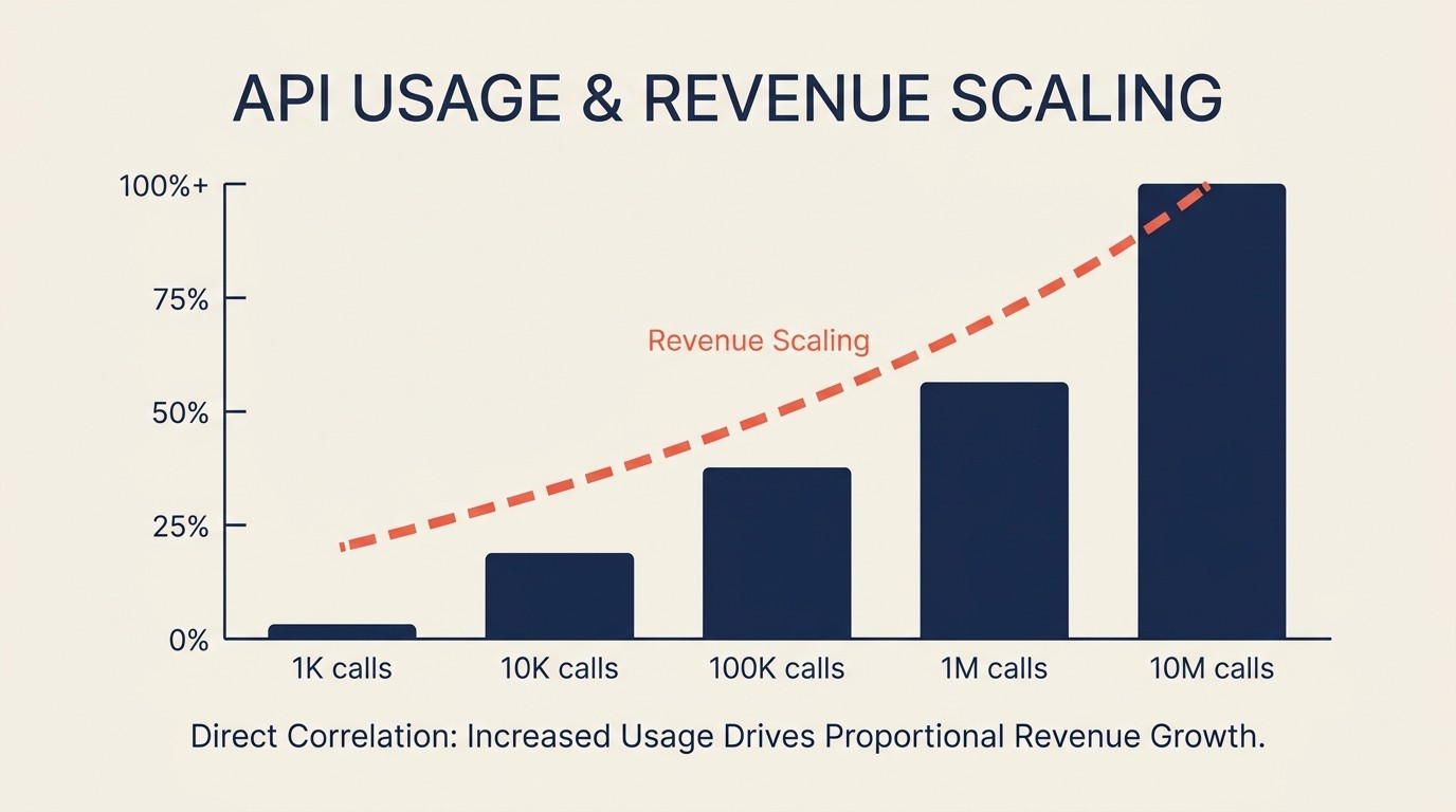 Usage-based SaaS pricing model with consumption metering