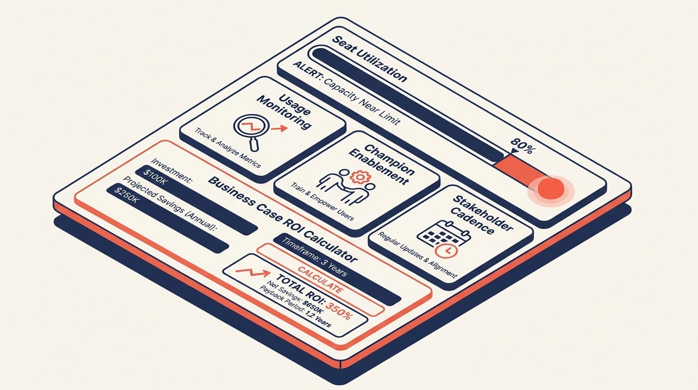 Operational execution components for systematic seat expansion at scale