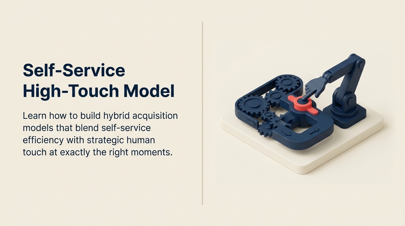 Modelo Self-Service High-Touch: Combinando Automação com Conexão Humana - Guia 2026