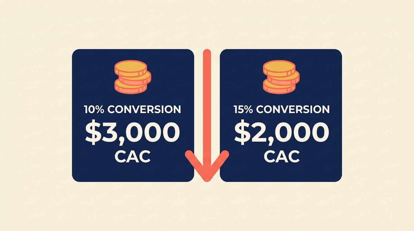 Trial economics breakdown of costs, conversion rates, and payback period