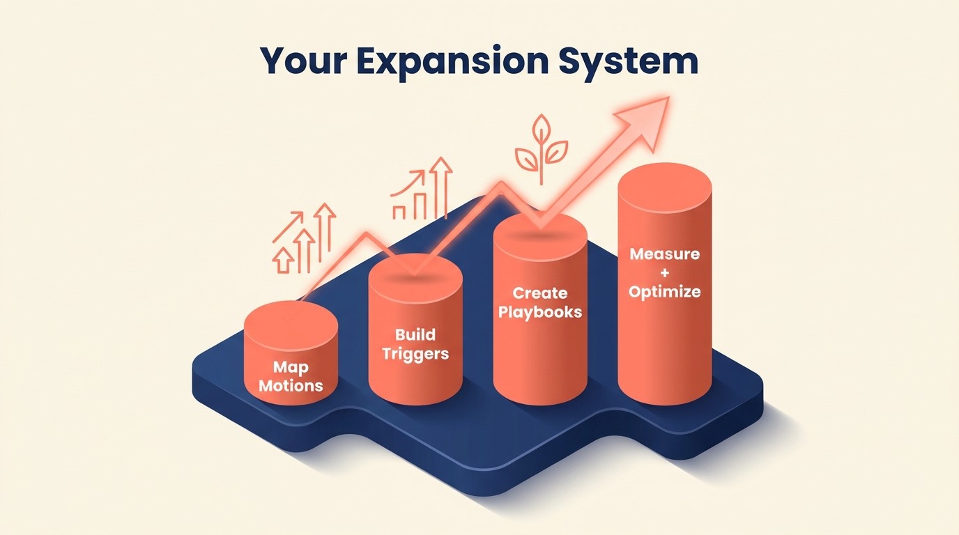 Blueprint for building a systematic expansion motion system with triggers, playbooks, and ownership