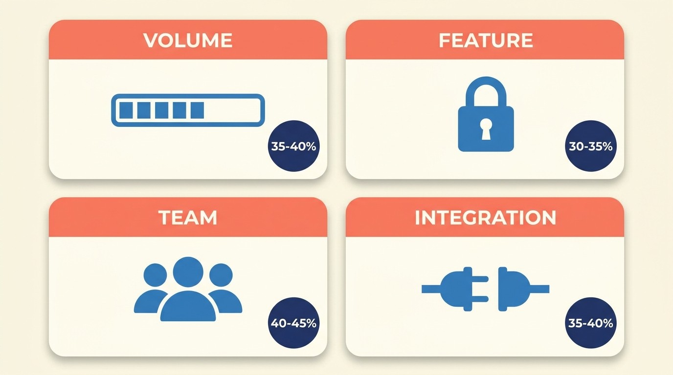Sales response playbooks with email templates and expected conversion rates per trigger type