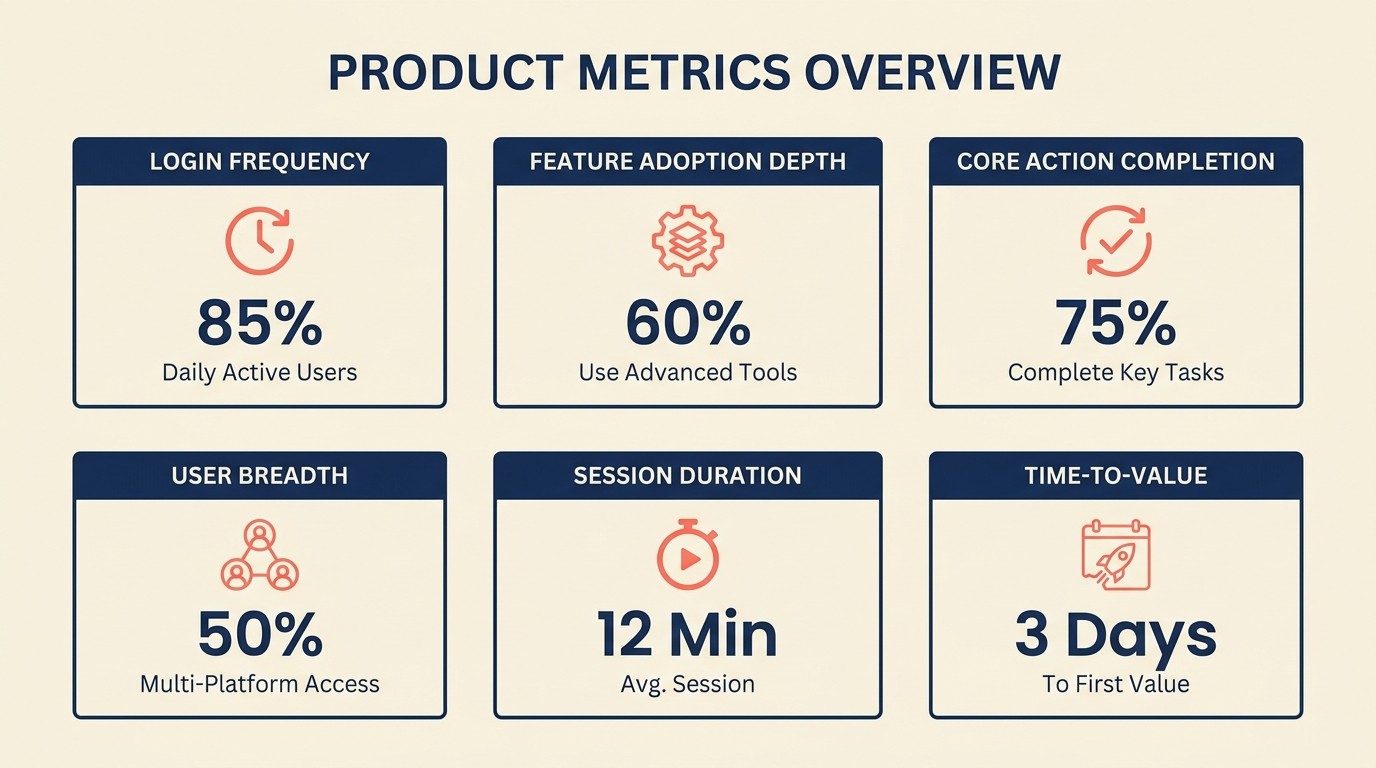 Critical usage metrics SaaS teams should monitor for churn prevention