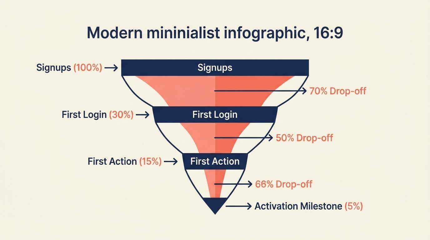 The activation gap between signup and value