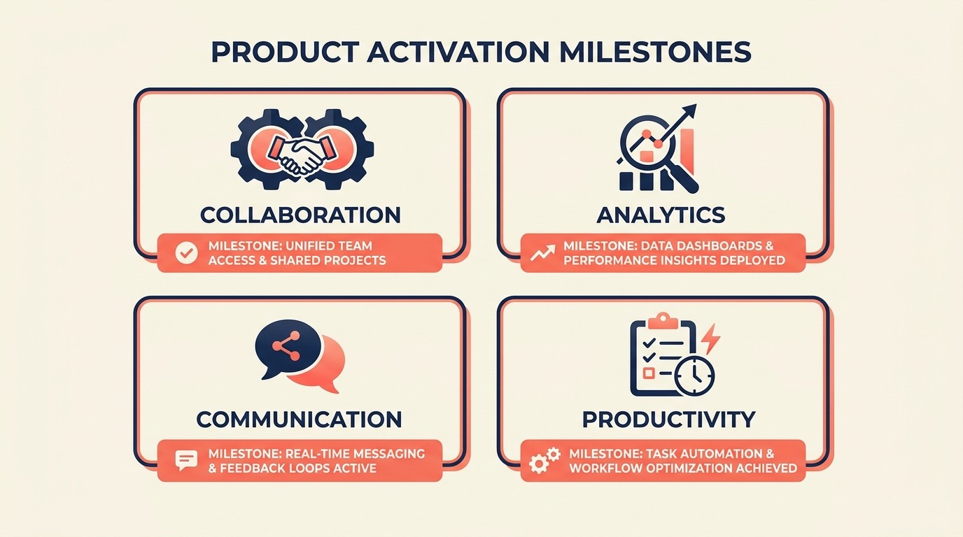 Activation patterns across SaaS product types