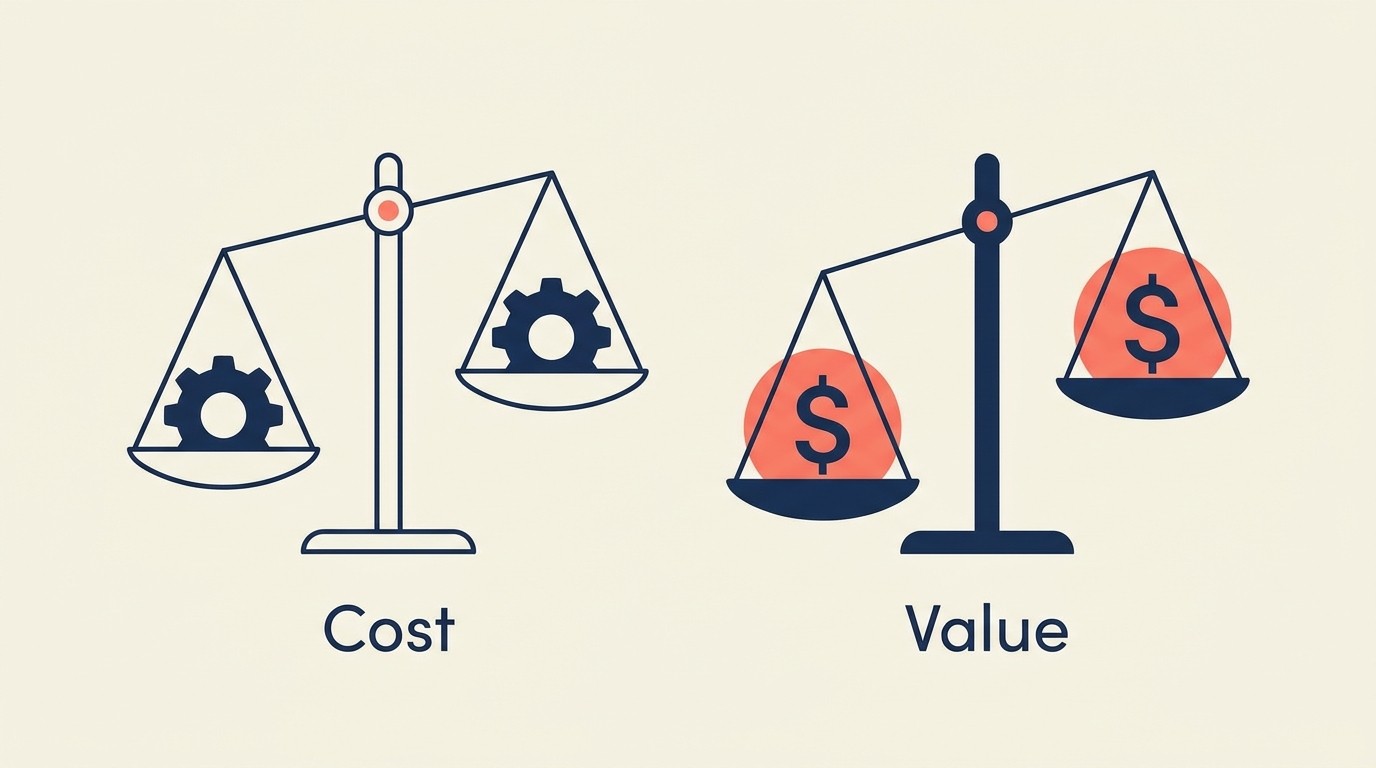 Value-based pricing philosophy shifting from seller-centric to customer-centric pricing