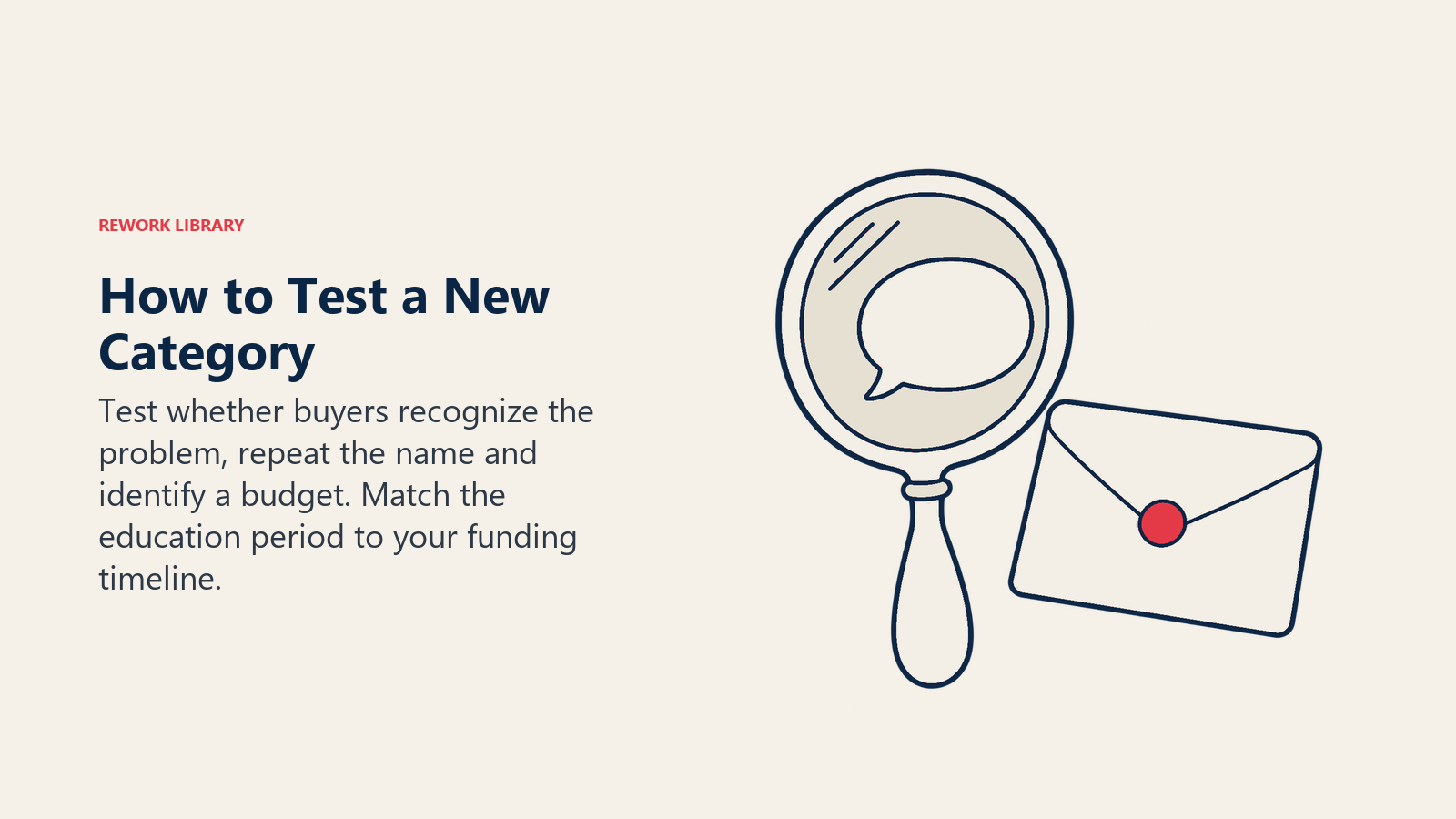 How to Test a New Category illustrated by buyer comprehension test objects